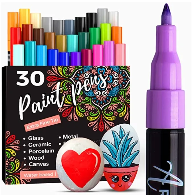 Extra Fine Tip 0.7mm-Best Marker Pens to Use on Canvas