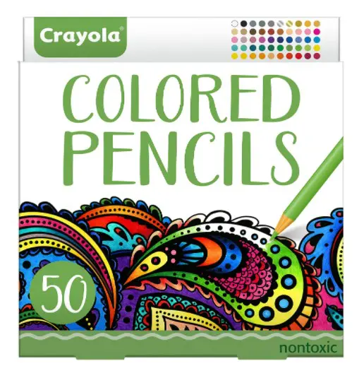 Crayola Colored Pencils, Adult Coloring-Pastel Pencils vs Colored Pencils
