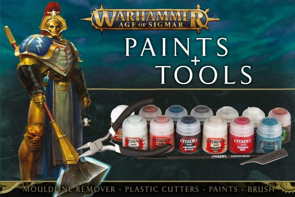  Games Workshop Warhammer Age Of Sigmar Paint & Tools Set