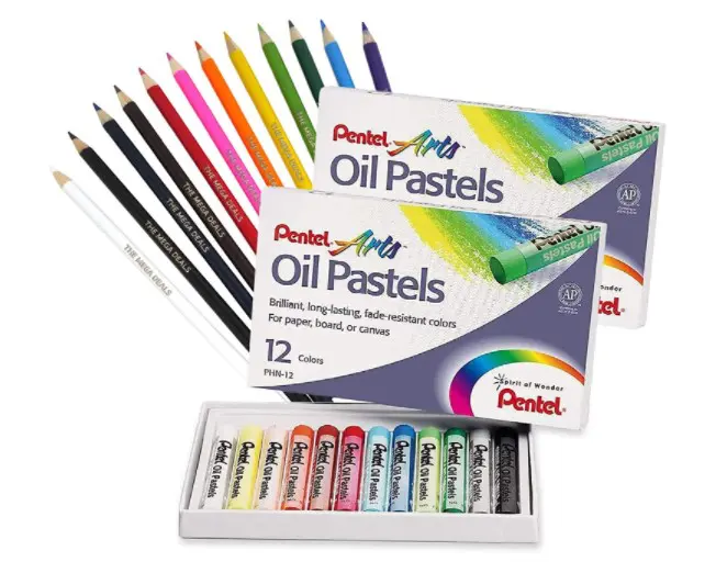 Pentel Arts Oil Pastels for Kids and Artists of all ages