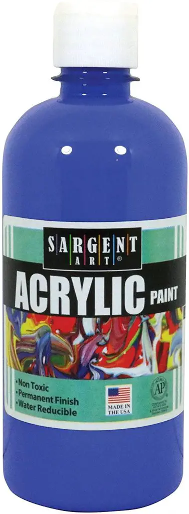 Sargent Art 24-2450 16-Ounce Acrylic Paint, Blue