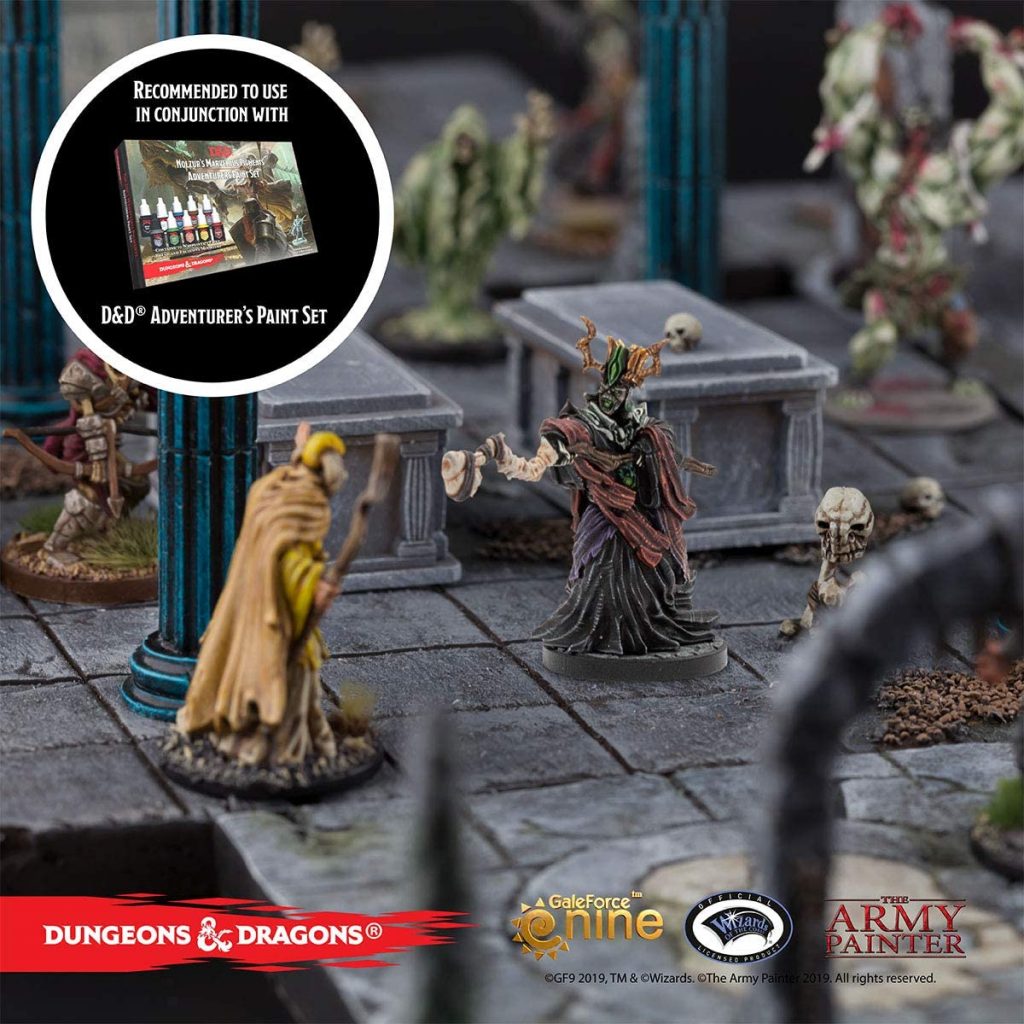  The Army Painter D&D: Undead Paint Set - Nolzur's Marvelous Pigments Miniature Painting Kit with Acererak Miniature