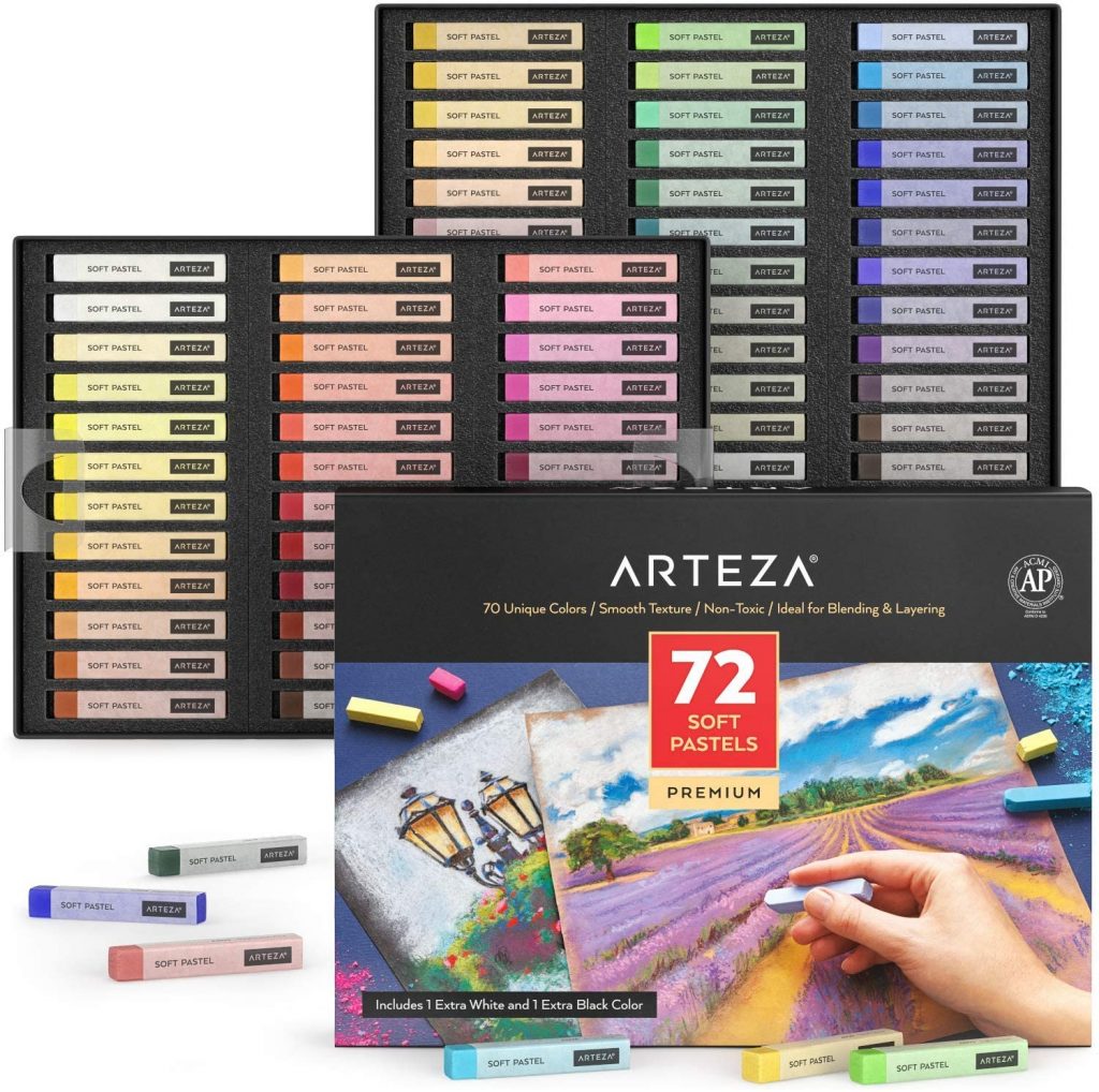 Arteza Soft Pastels Assorted, Multicolored
