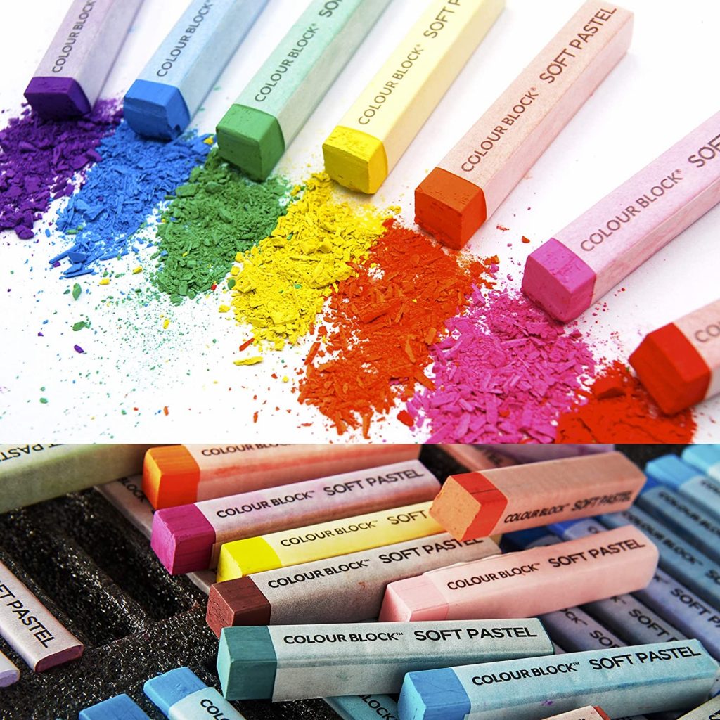 COLOUR BLOCK 100pc Soft Pastel Art Set