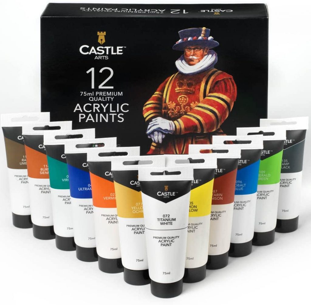 Castle Art Supplies 12 Large Acrylic