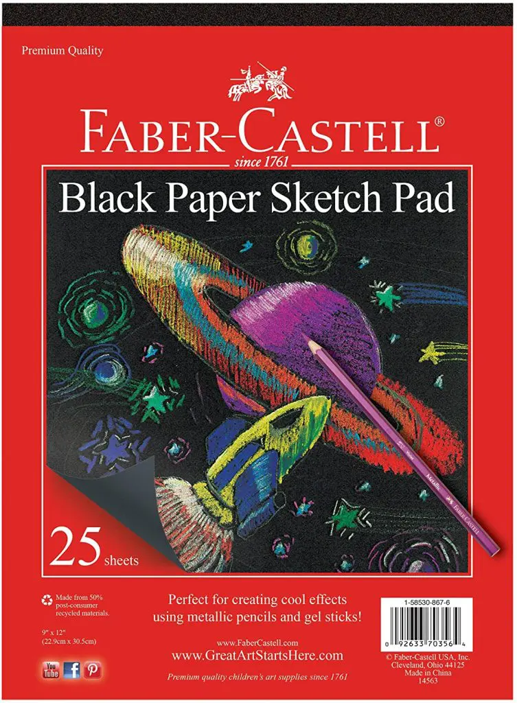  Faber-Castell Black Paper Pad