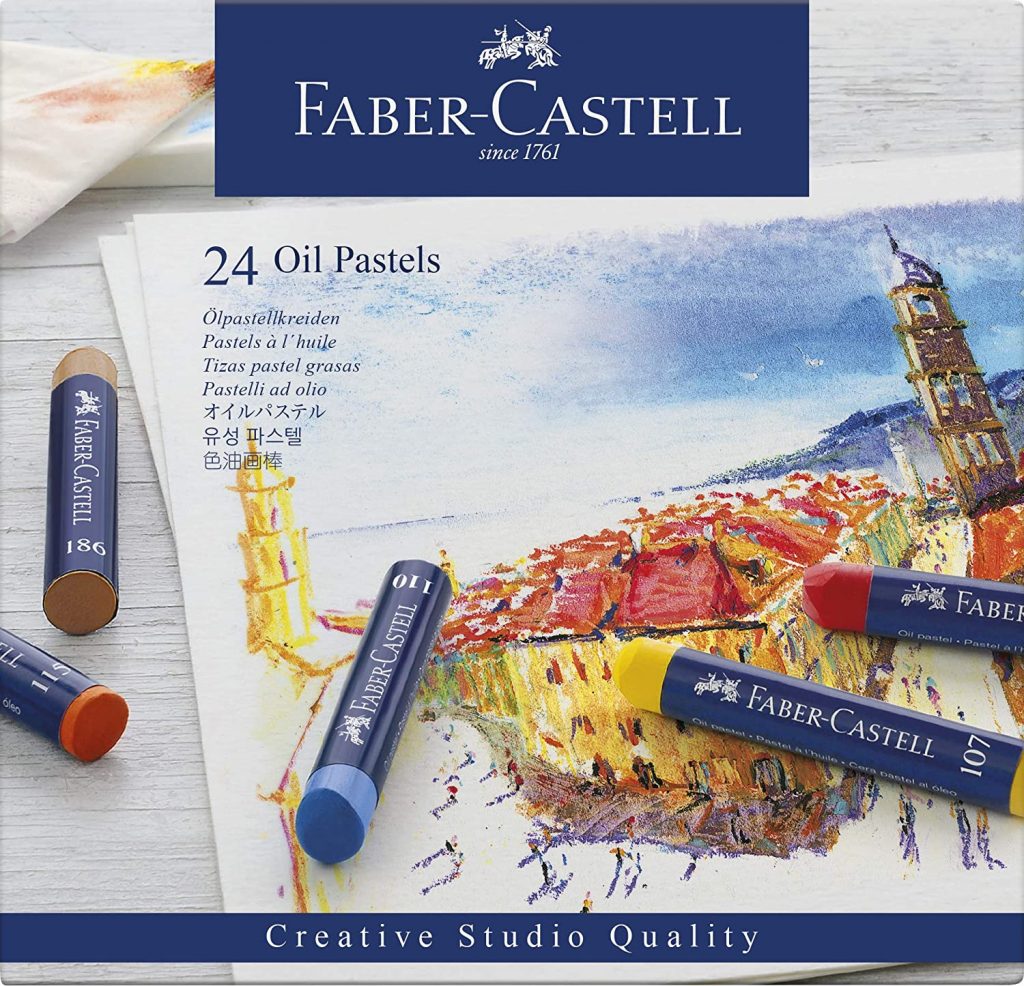 Faber-Castel FC127024 Creative Studio Oil Pastel Crayons (24 Pack)