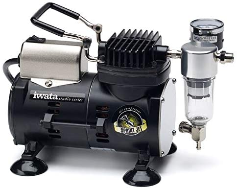  Iwata-Medea Studio Series Sprint Jet Single Piston Air Compressor