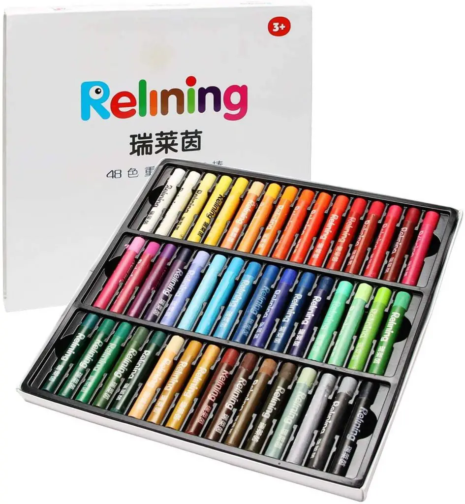 Non Toxic Soft Oil Pastels Set of 48