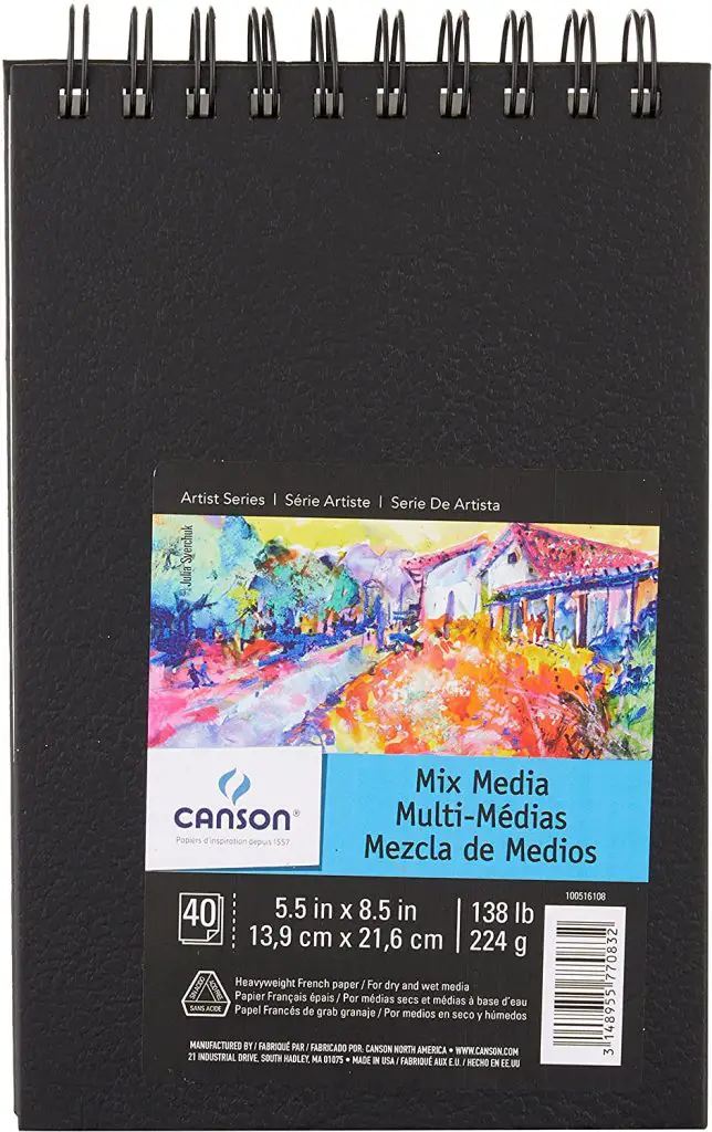 Canson Mix Media Art Book, Heavyweight French Paper