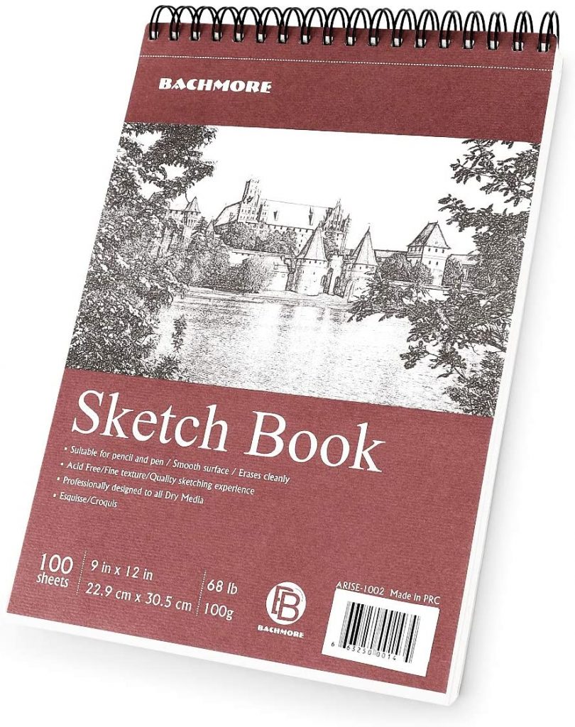  Bachmore Sketchpad 9X12" Inch (68lb/100g)