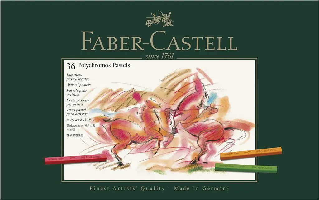 Faber-castell Polychromos Artists Pastels Box Of 36