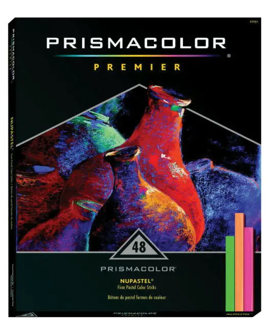 Prismacolor Nupastel Non-Toxic Artists Pastel Stick, Pack - 48