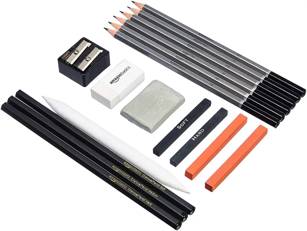 Amazon Basics Sketch and Drawing Art Pencil Kit