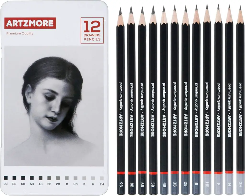 Artzmore Drawing Pencils Set