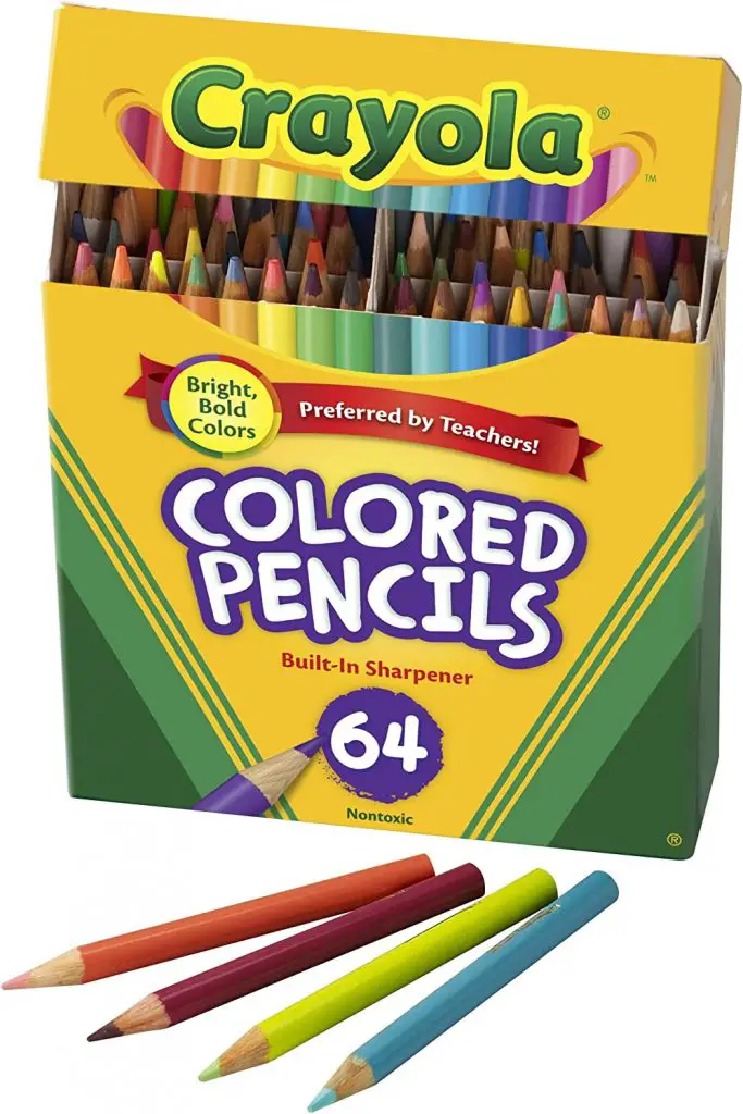  Crayola Mini Colored Pencils