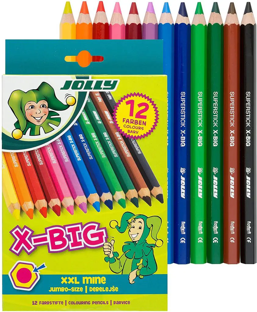  JOLLY X-Big Jumbo Colored Pencils