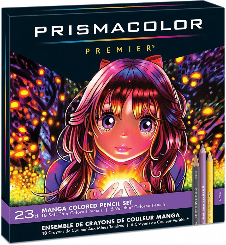 Prismacolor Premier Colored Pencils Manga Colors 23 Count