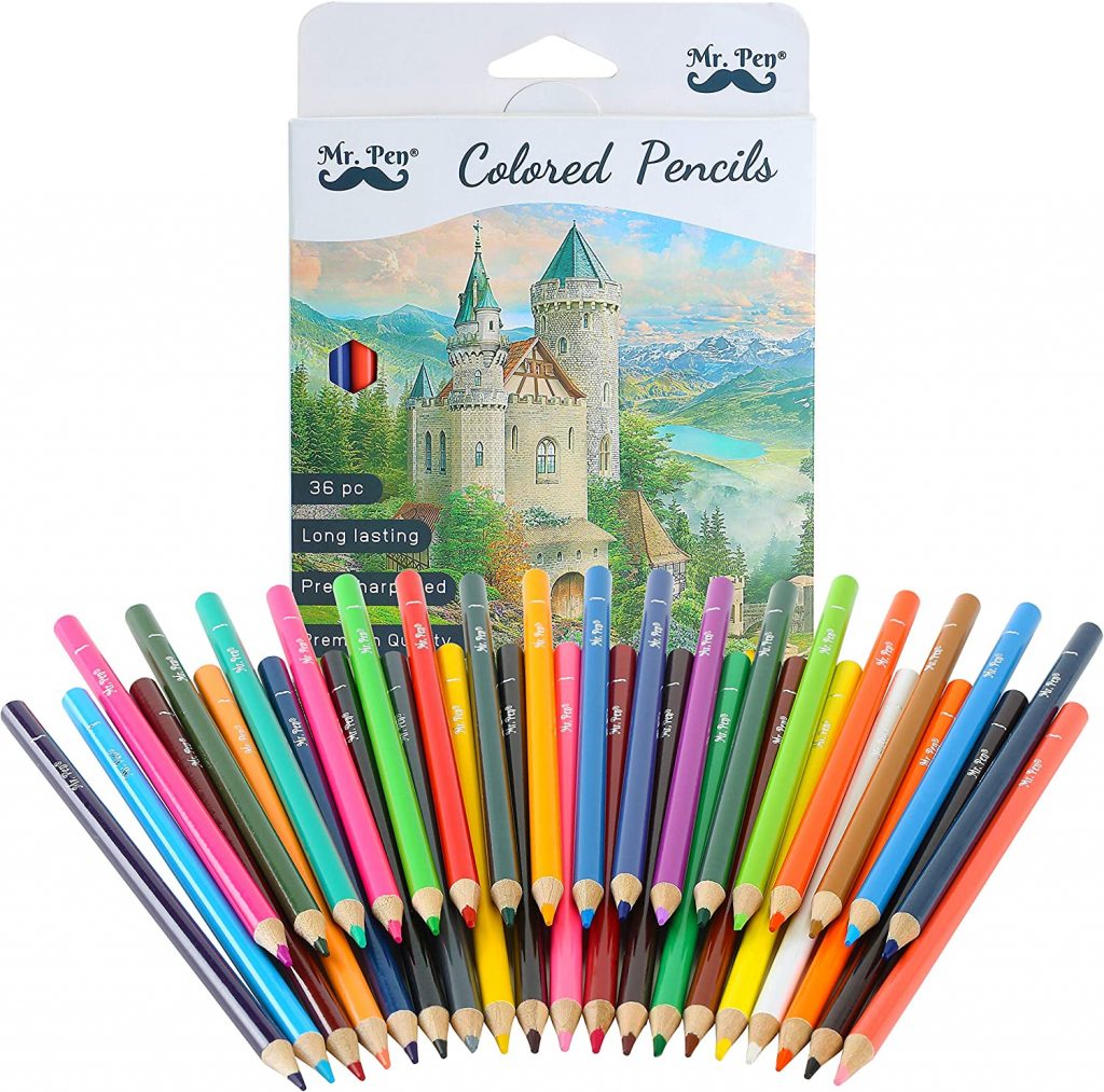 Mr. Pen Colored Pencils for Adult Coloring