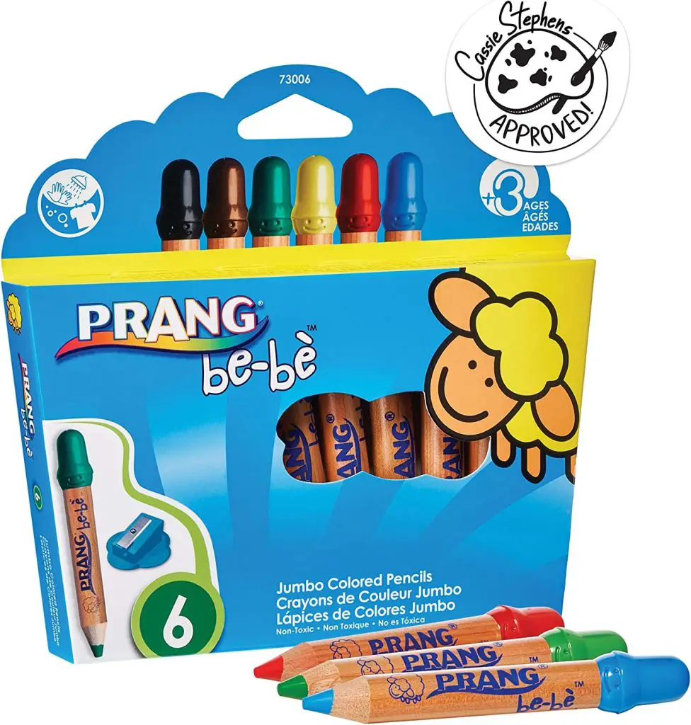 PRANG be-be Jumbo Colored Pencils for Small Children