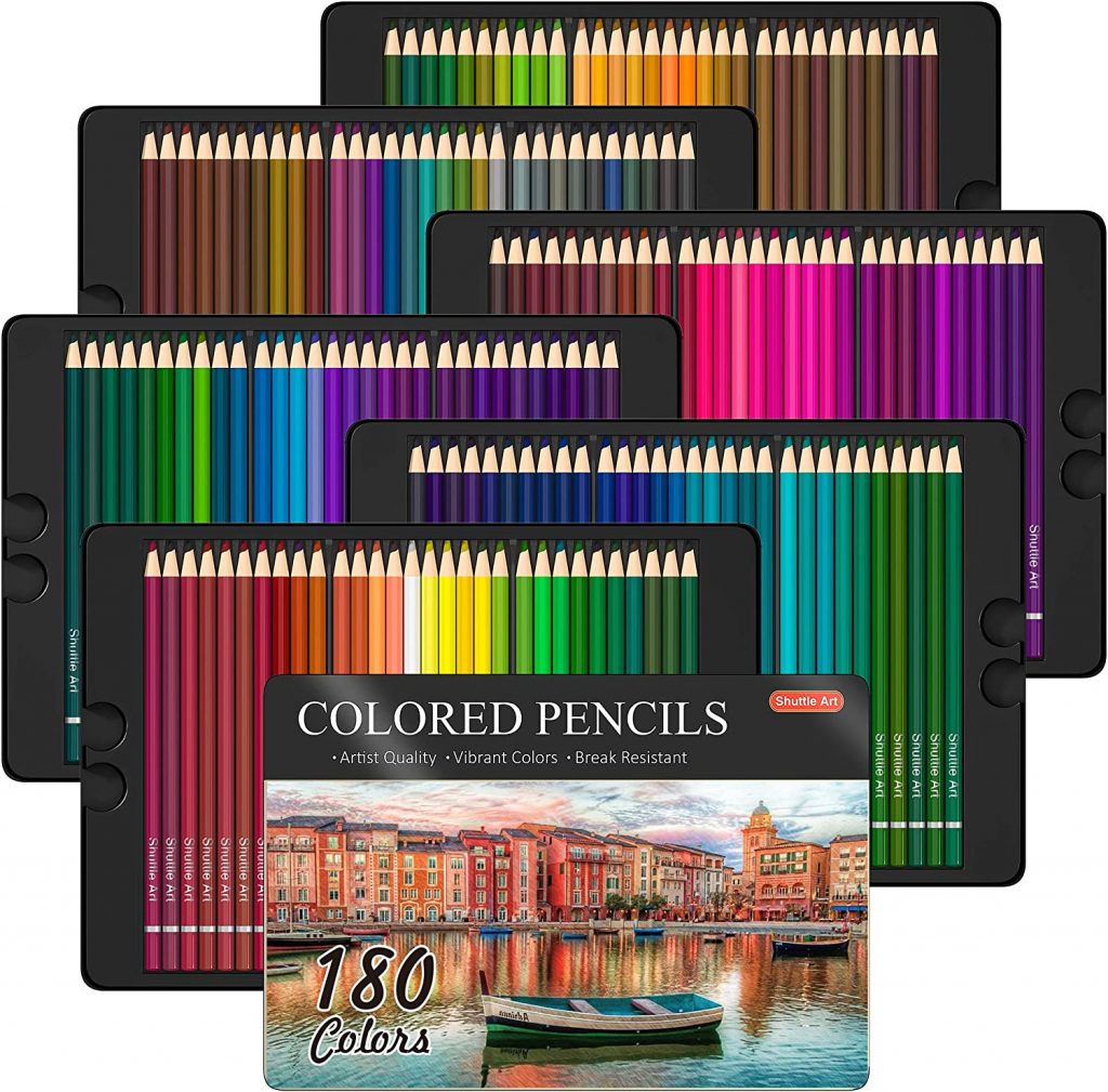 Shuttle Art Soft Core Coloring Pencils Set