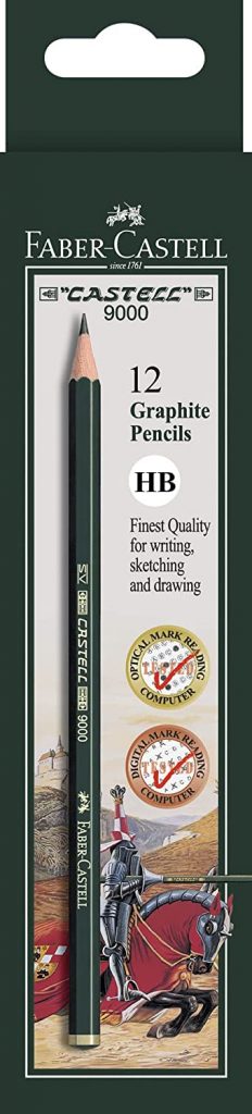  Faber-Castell Pencils, Castell 9000 Art graphite pencils, HB