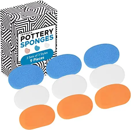 Pottery Sponge - 3 Sets of 3 Densities