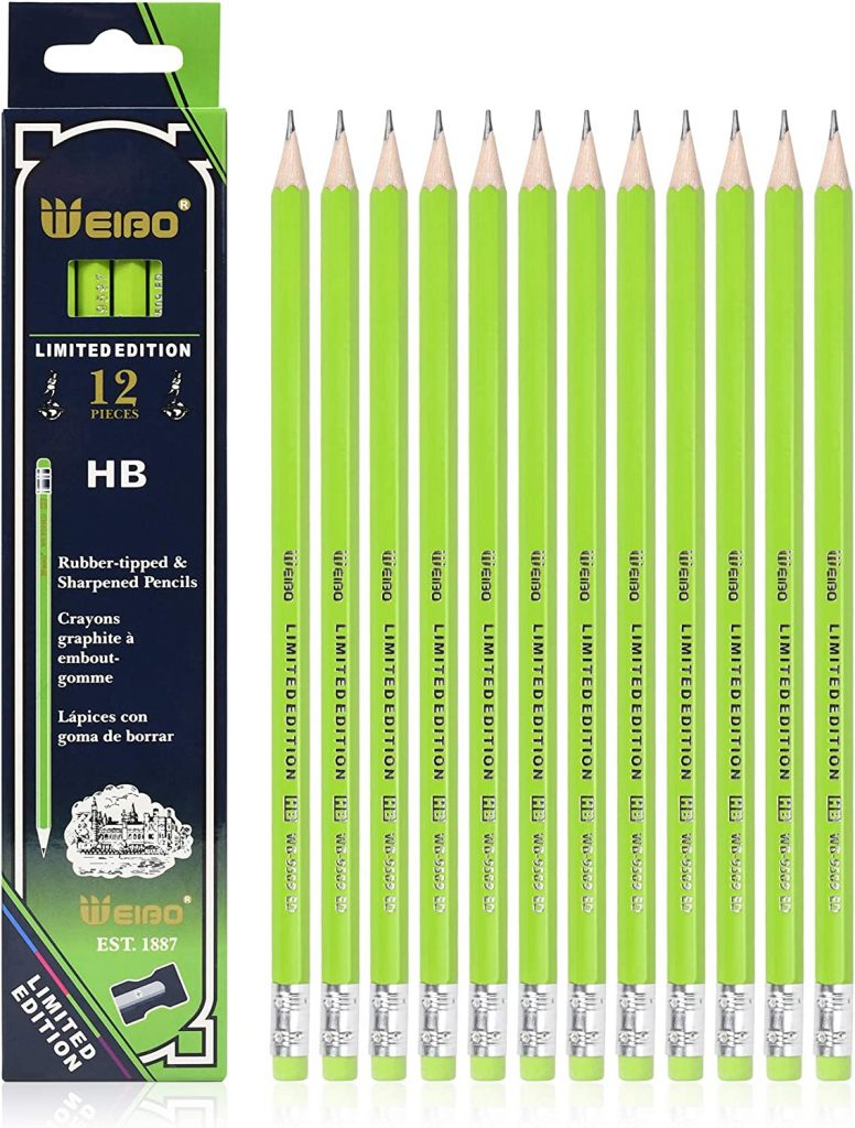 Weibo HB Wood Cased Graphite School Pencils