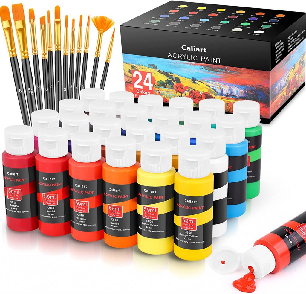 Caliart Acrylic Paint Set