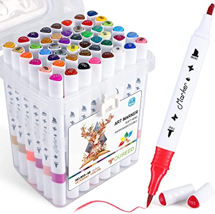 48 Colors Art Markers Set
