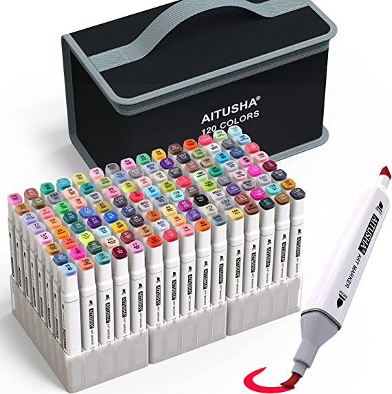 AITUSHA Coloring Markers Set for Adults