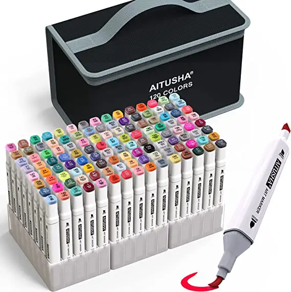 AITUSHA Coloring Markers Set for Adults