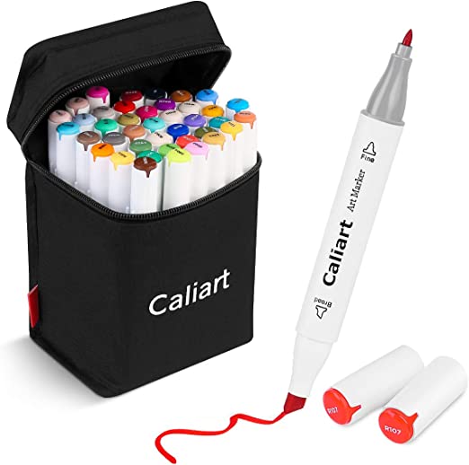 Caliart 41 Colors Dual Tip Art Markers