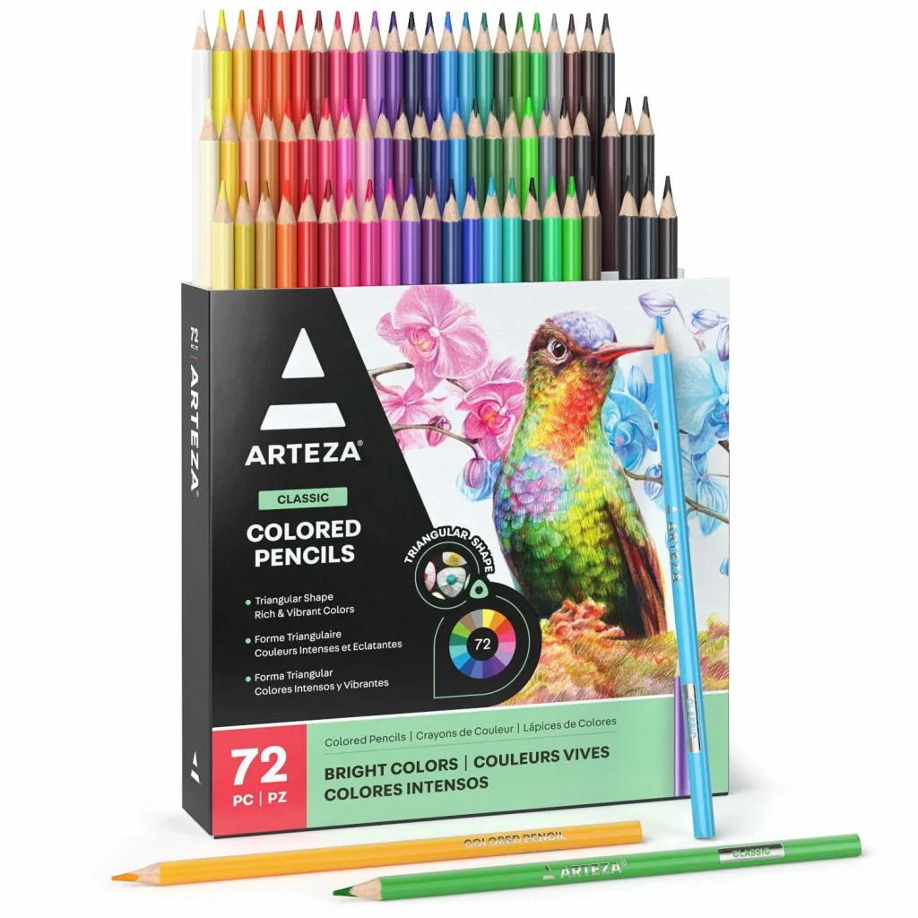 Colored Pencils, Bright - Set of 72