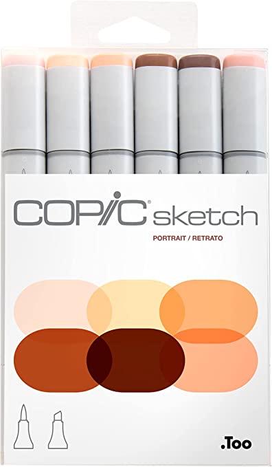 Copic Alcohol Sketch Marker Set, Portrait