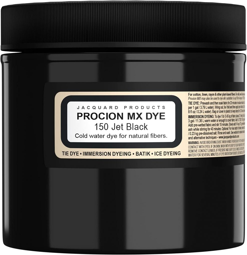 Jacquard Procion Mx Dye Tie Dye Powder - Jet Black