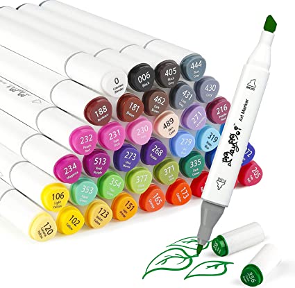 MayMoi 40 Colors Alcohol Art Markers