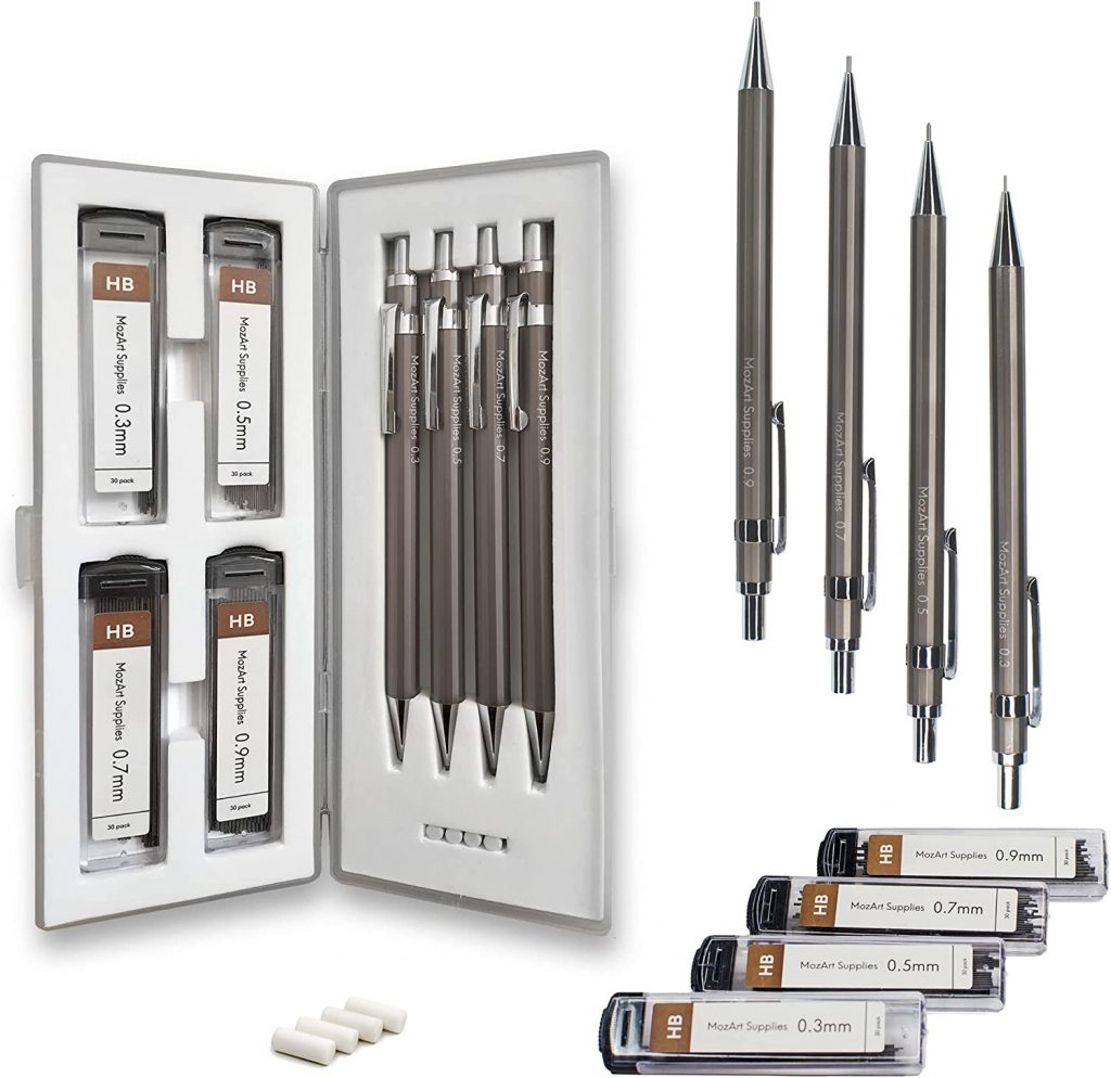 MozArt Mechanical Pencil Set