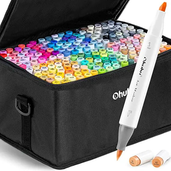 Ohuhu Alcohol Art Markers Set