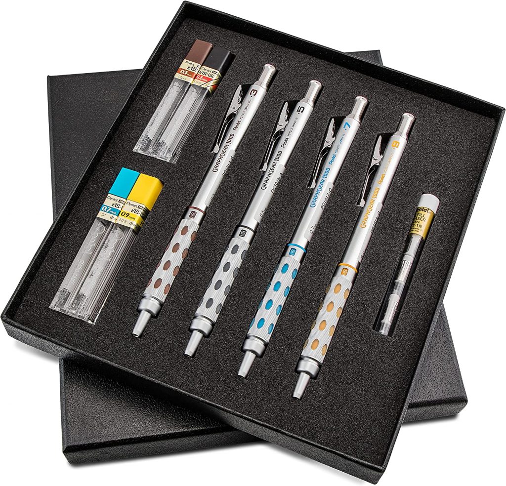 Pentel Arts GraphGear 1000 Premium Gift Set