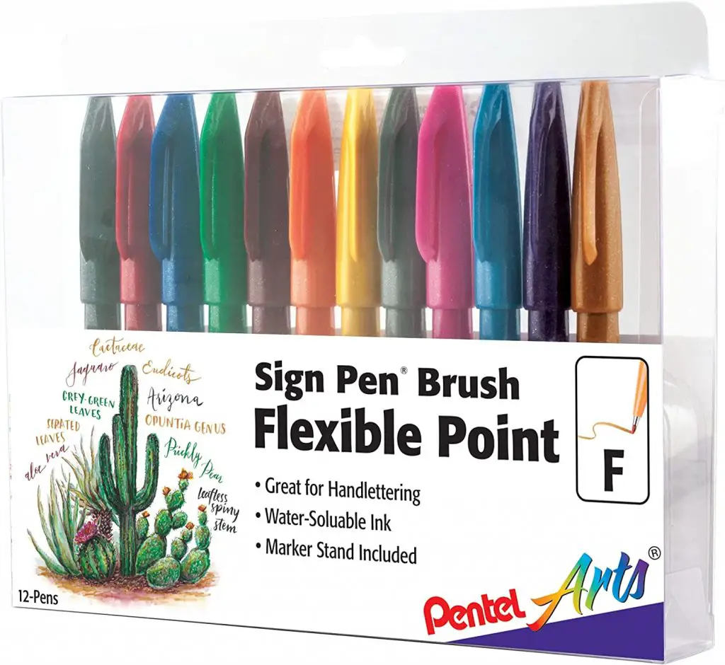 Pentel Arts Sign Pen Brush