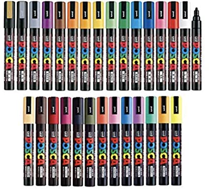 Posca Full Set of 29 Acrylic Paint Pens