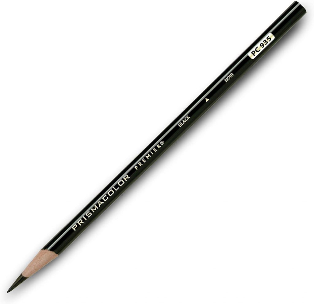 Prismacolor 3363 Premier Soft Core Colored Pencil, Black (Pack of 12)