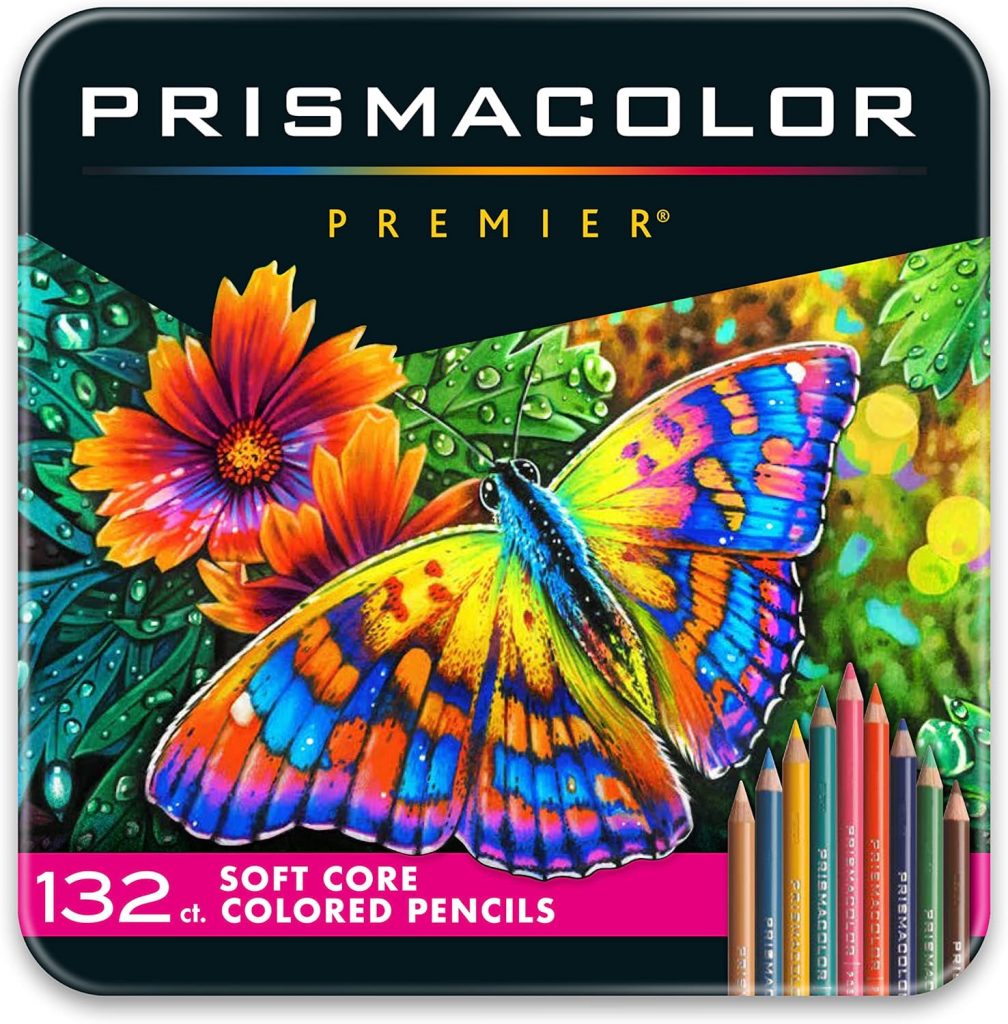 Prismacolor Premier Colored Pencils, Soft Core, 132 Pack