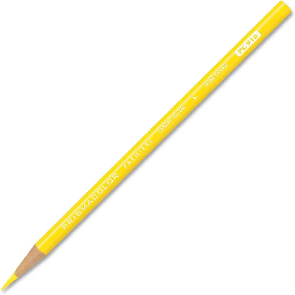 Prismacolor Premier Soft Core Colored Pencil, Canary Yellow, 1-Count