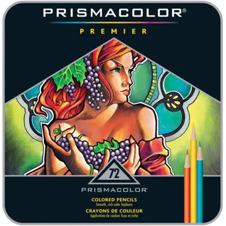 Sanford Brands Prismacolor Premier Colored Pencil Set 72/Tin