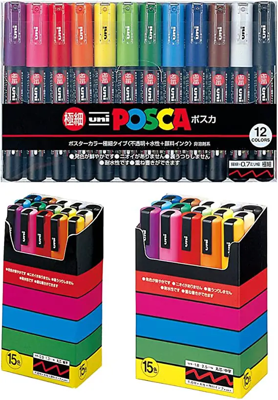 Uni-posca Paint Marker Pen BUNDLE SET