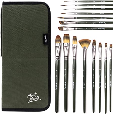 Mont Marte Signature Brush Set with Wallet