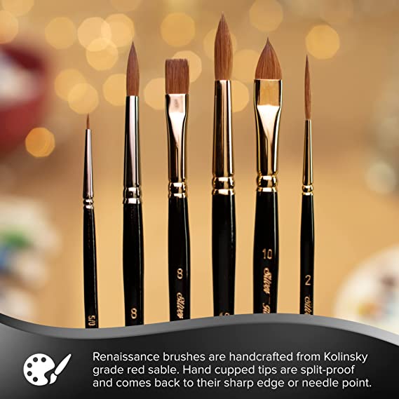 Silver Brush Limited Renaissance Variety Brush Set,