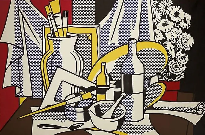 Roy Lichtenstein still life with Palette